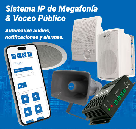 Voceo IP SURIX para megafonía industrial y comercial