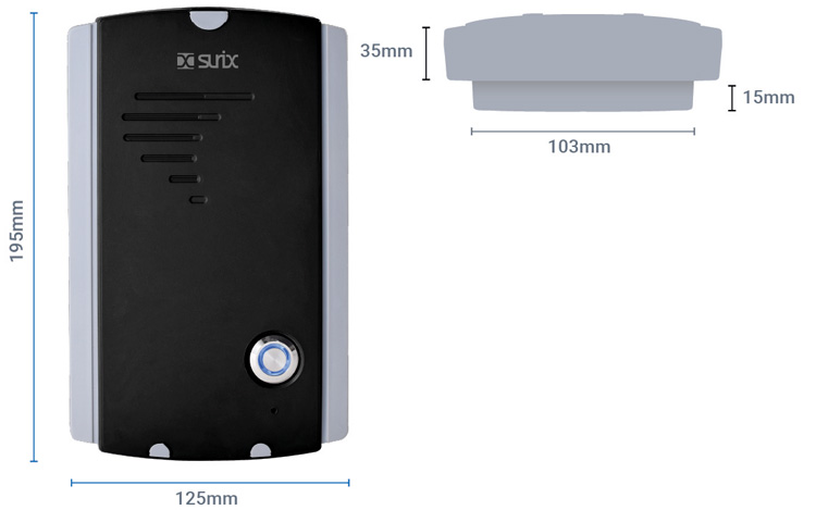 Línea de porteros ip compact, modelos disponibles